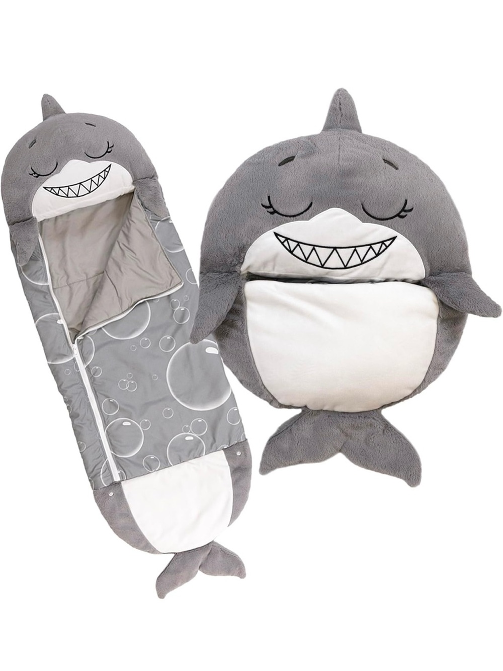 Happy Nappers 2-in-1 Pillow & Sleep Sack Shark